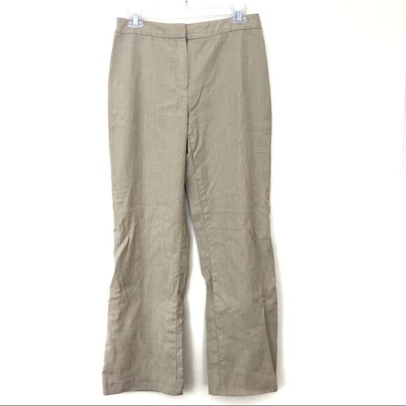 Lafayette 148 Khaki Trousers Size 6 - Picture 1 of 4